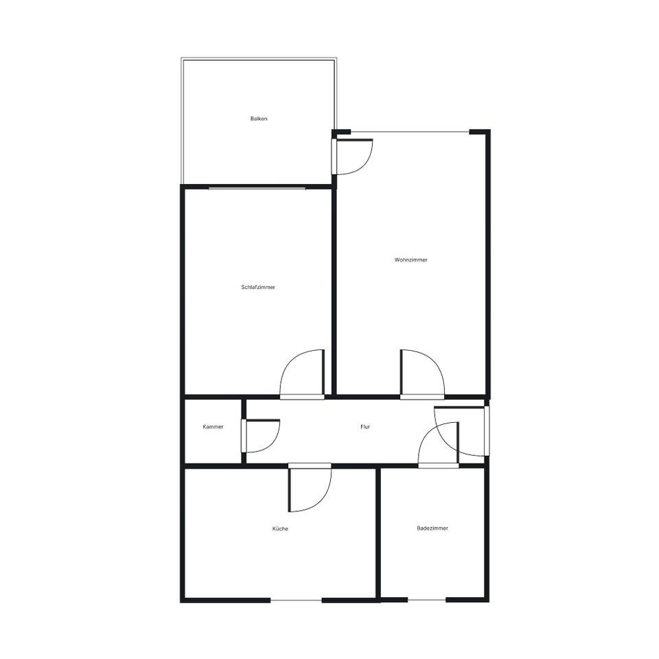Die gefällt mir: 2-Zimmer-Wohnung in zentraler Lage - Photo 2