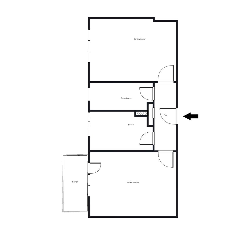 schöne 2-Zimmer-Wohnung im Ziekowkiez - Photo 3