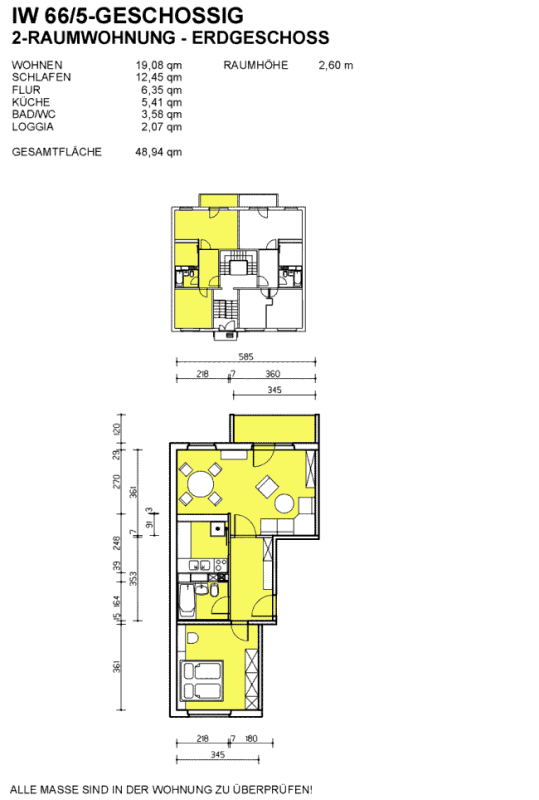 Hübsche 2-Raum-Wohnung im Erdgeschoss - Photo 2