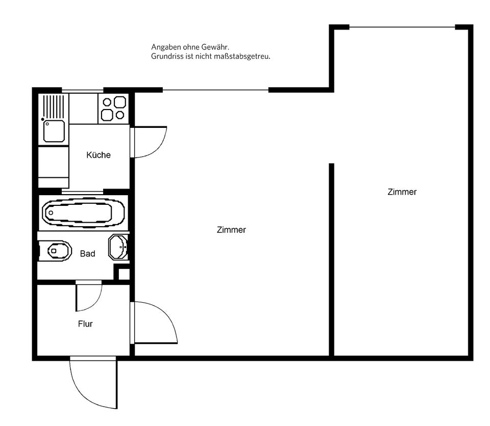 Top Lage! Schöne 2016 Modernisierte 2-Zimmer-Wohnung in Frankfurt /Dornbusch - Photo 2