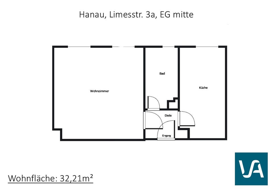 Schöne 1-Zimmer-Wohnung mit Tageslichtbad im Limes-Quartier zu vermieten - Photo 2