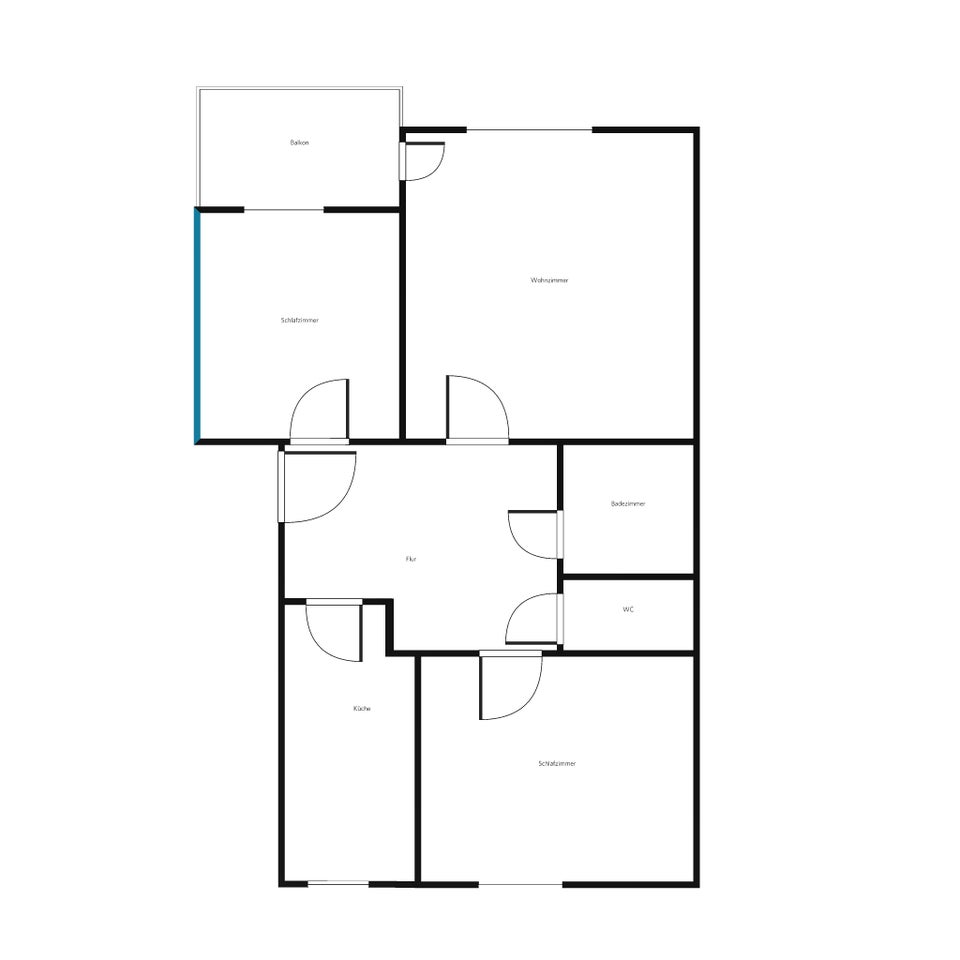 Perfekt für kleine Familien: 3-Zimmer-Wohnung mit Balkon - Photo 5