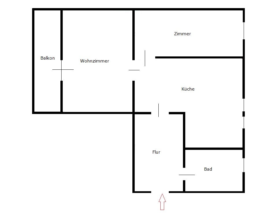 Renovierte 2-Zimmer-Wohnung mit Balkon - Foto 4