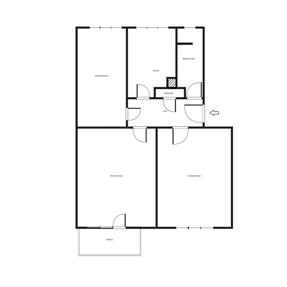 gut geschnittene 3-Zimmer-Wohnung im Herzen Tegels - Foto 4