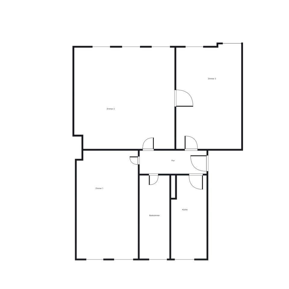Gut geschnittene 3-Zi-Wohnung mit Dielenboden. - Photo 3