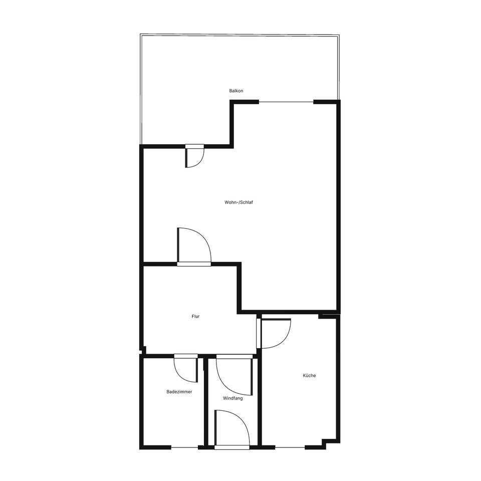 Frisch sanierte 1-Zimmer-Wohnung mit herrlichem Balkon - Photo 2