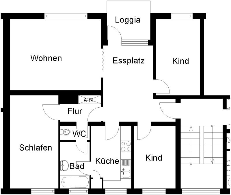Schöne, helle Obergeschosswohnung! - Foto 3