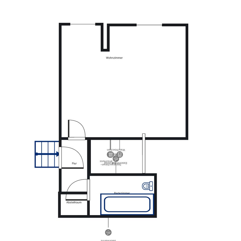 Single-Appartment mit ca. 27m² Wohnfläche sofort verfügbar - Foto 5