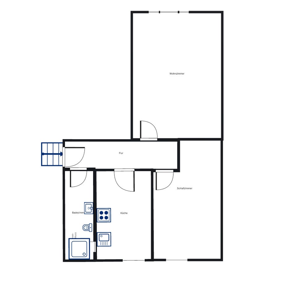 Nahe Braunschweiger Platz: 2-Zimmer-Wohnung mit ca. 51 m² Wohnfläche sofort verfügbar - Foto 4