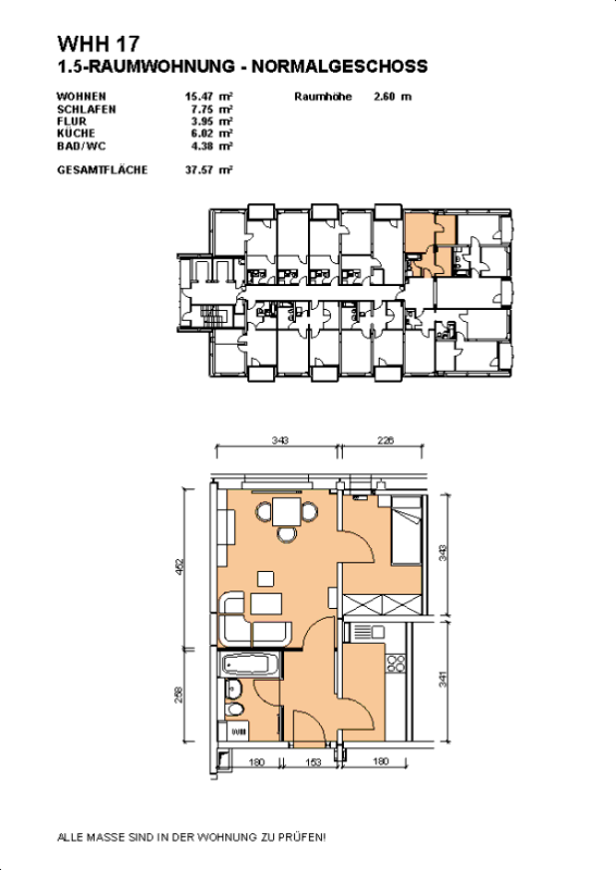 Sanierte 1,5-Zimmer-Single-Wohnung für Studenten/Azubis - Foto 5
