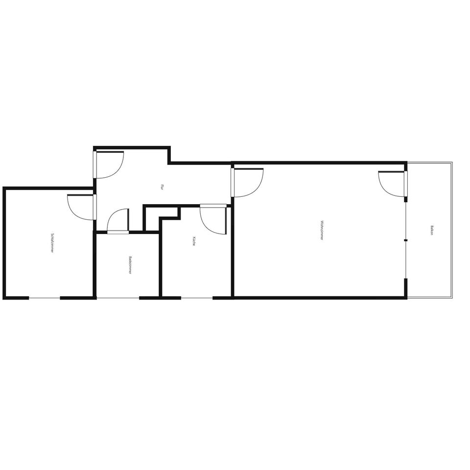 1,5-Zimmer-Wohnung mit Küche und Tageslichtbad - Foto 5
