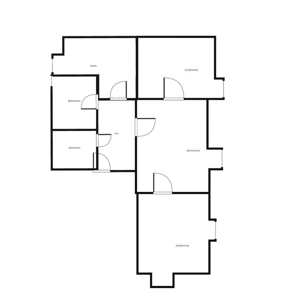 Im Dachgeschoss - helle 3-Zimmer- Wohnung - Foto 2