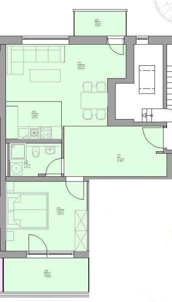 Tolle 2-Zimmer-Wohnung in der Innenstadt mit 2 Balkonen! - Photo 2