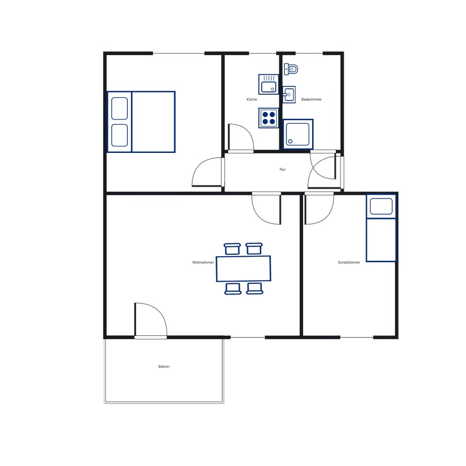Individuelle 3-Zimmer-Wohnung in guter Wohnlage - Photo 4