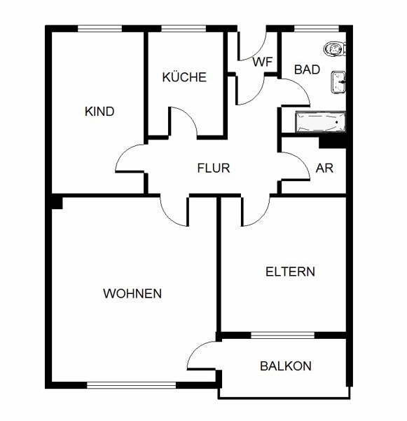 Umzug gefällig? renovierte 3-Zimmer-Wohnung - Foto 4