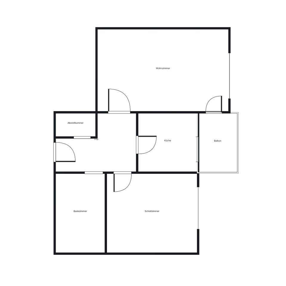 Frisch renoviert: ansprechende 2-Zimmer-Wohnung mit Balkon und Einbauküche - Foto 2