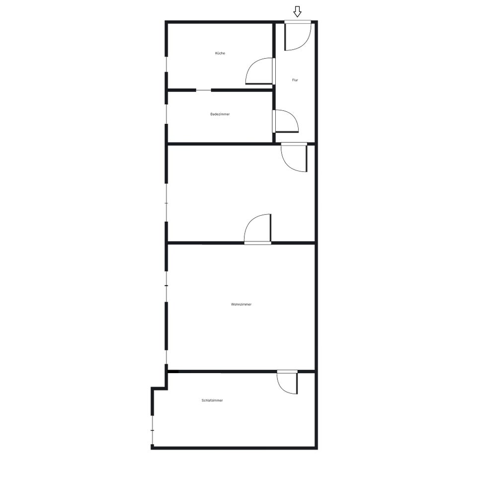 Gelegenheit: interessante 3-Zimmer-Wohnung - Photo 2