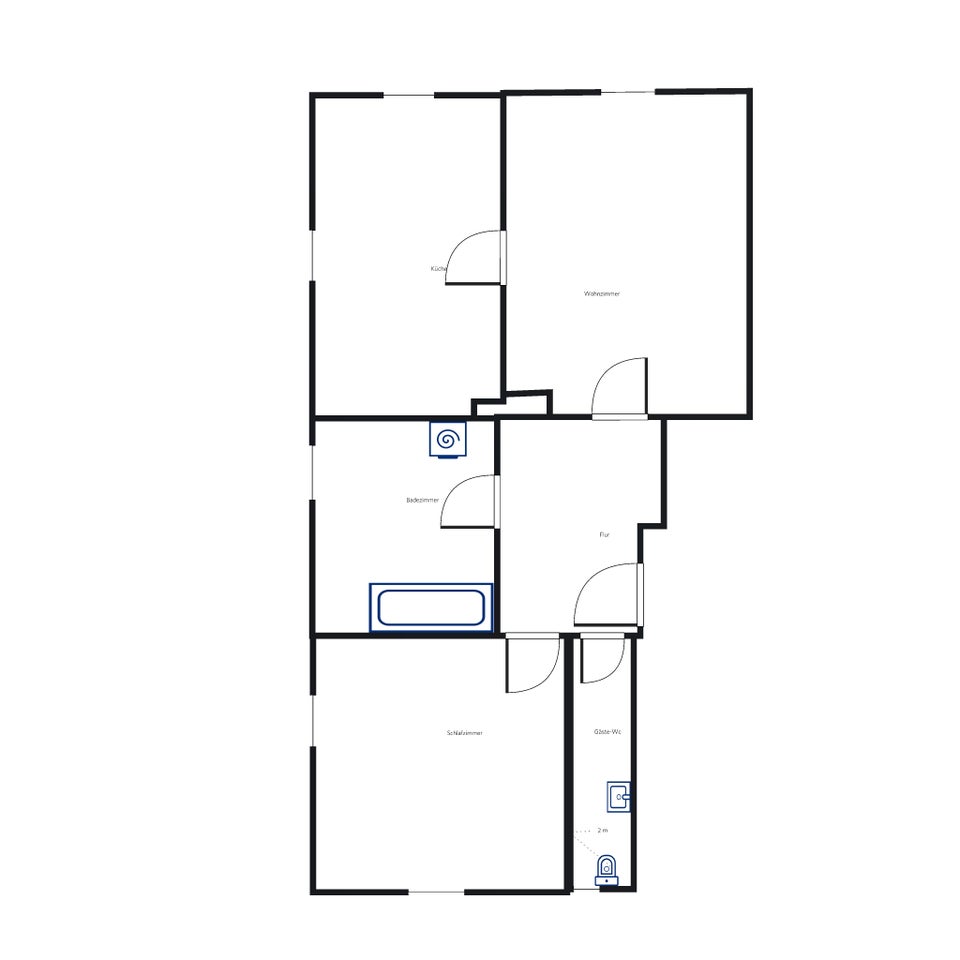 Sanierte 2-Zimmer-Dachgeschosswohnung an der Theresienwiese - Photo 3