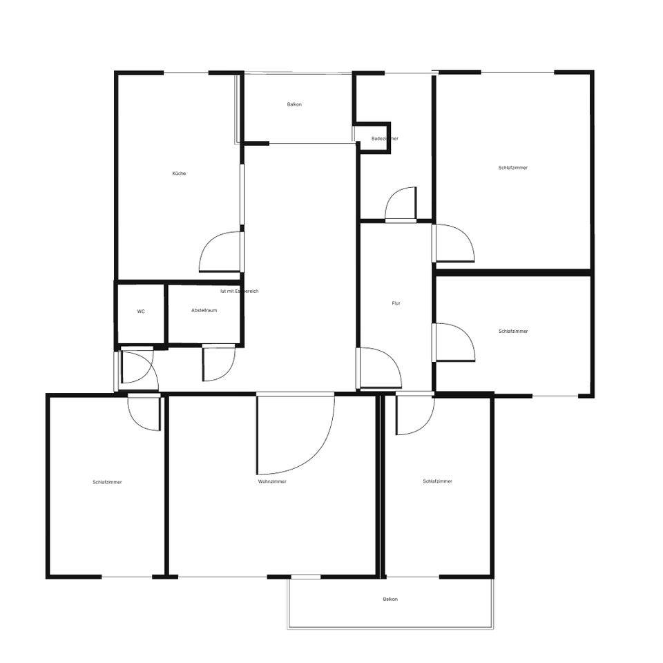 Platz für die ganze Familie - renovierte 5-Zimmer Wohnung - Foto 3