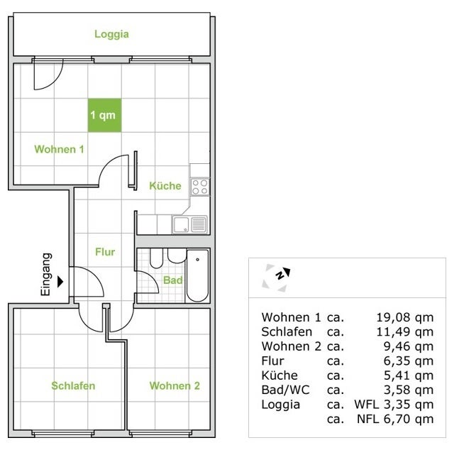 Etwas besonderes: ansprechende 3-Zimmer-Wohnung - Foto 2