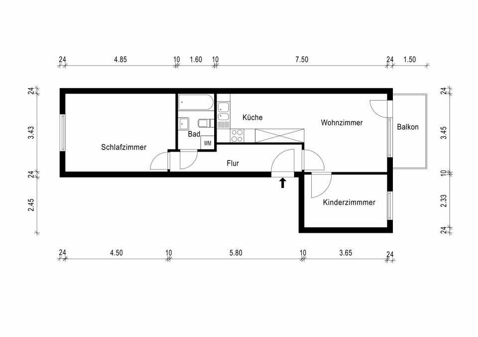 gemütliche 3-Zimmer-Wohnung am Zoopark - Photo 2