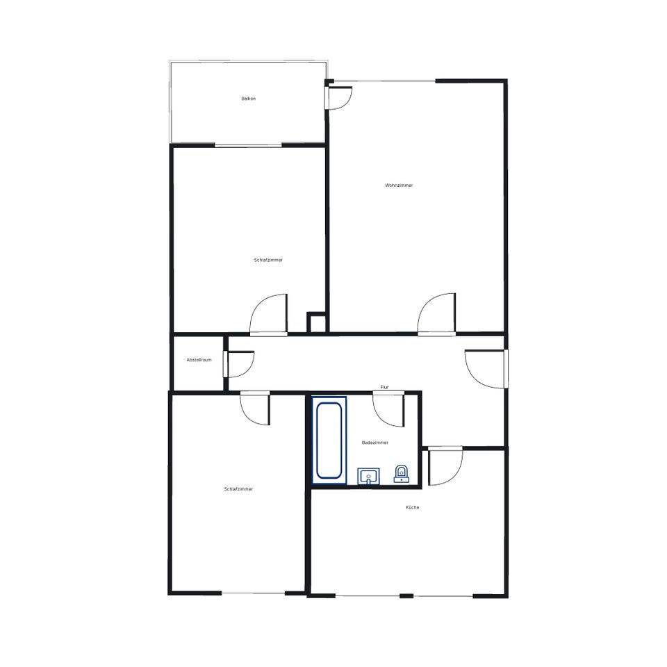 Großzügige Wohnung mit Balkon sucht ruhige Mieter - Photo 3