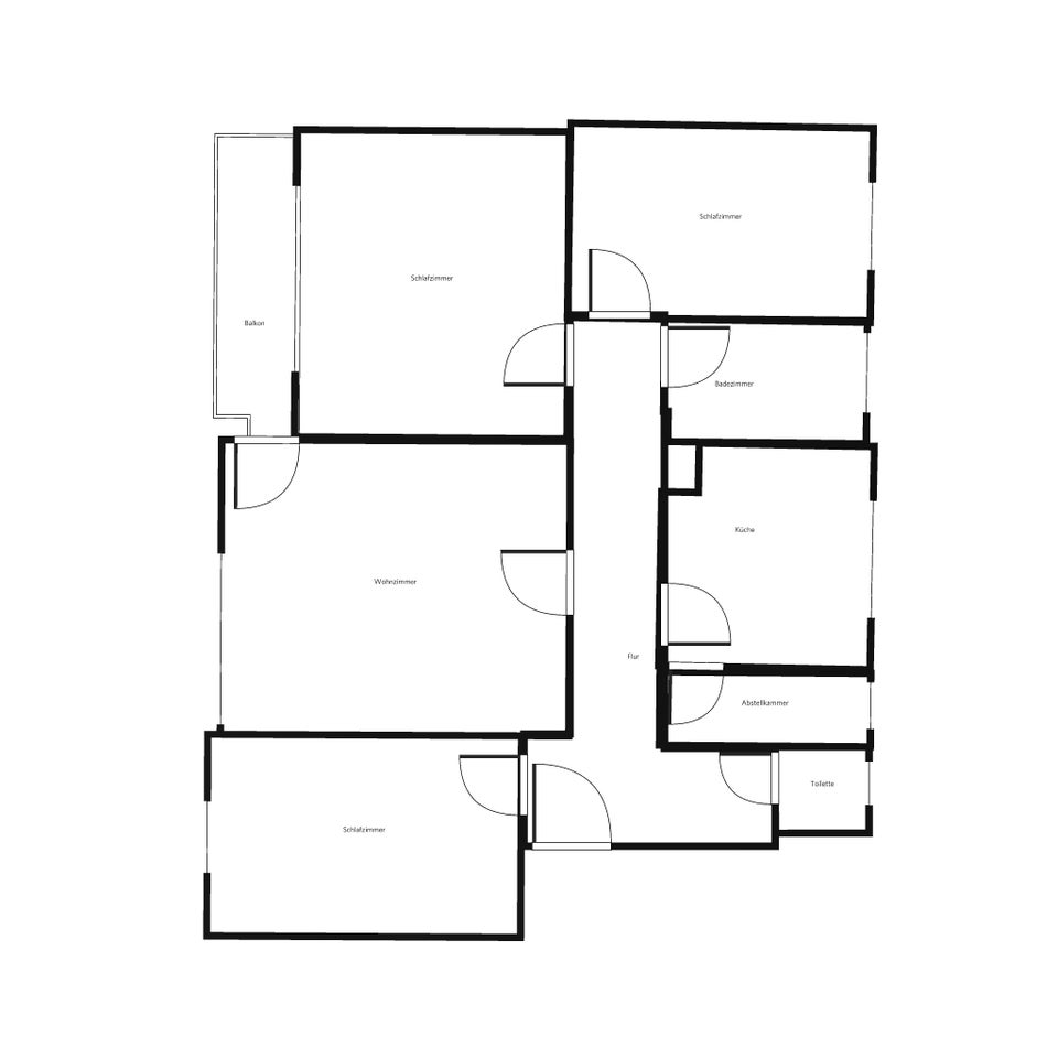 Schöne 4-Zimmer-Wohnung mit großem Balkon! - Photo 2