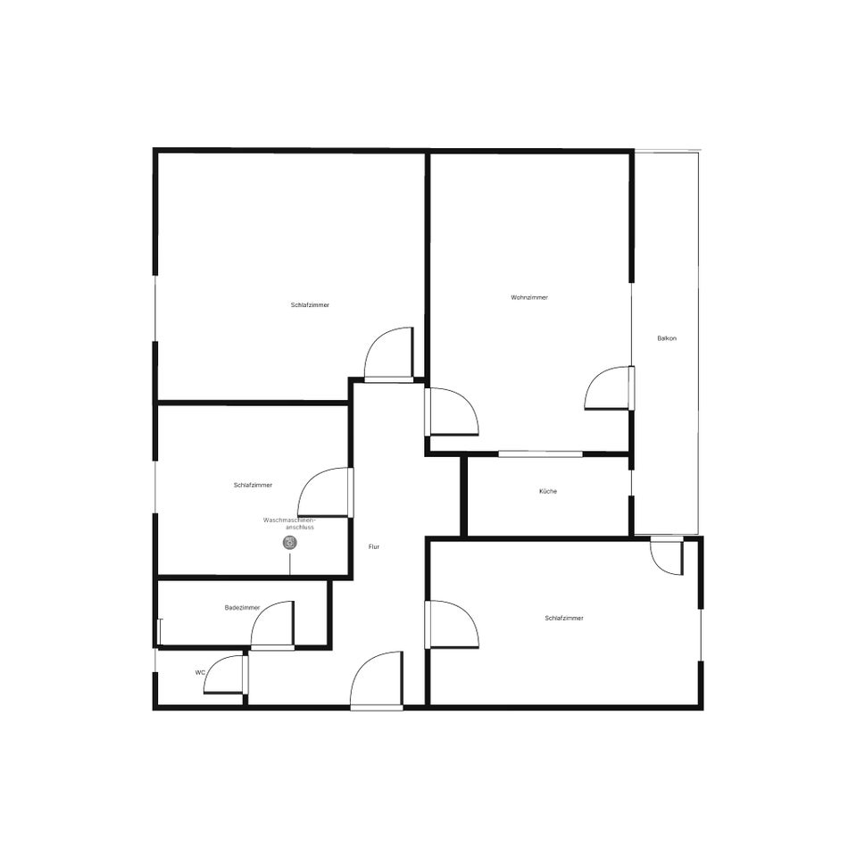 Tolle 3,5-Zimmer-Wohnung mit Balkon - Photo 1