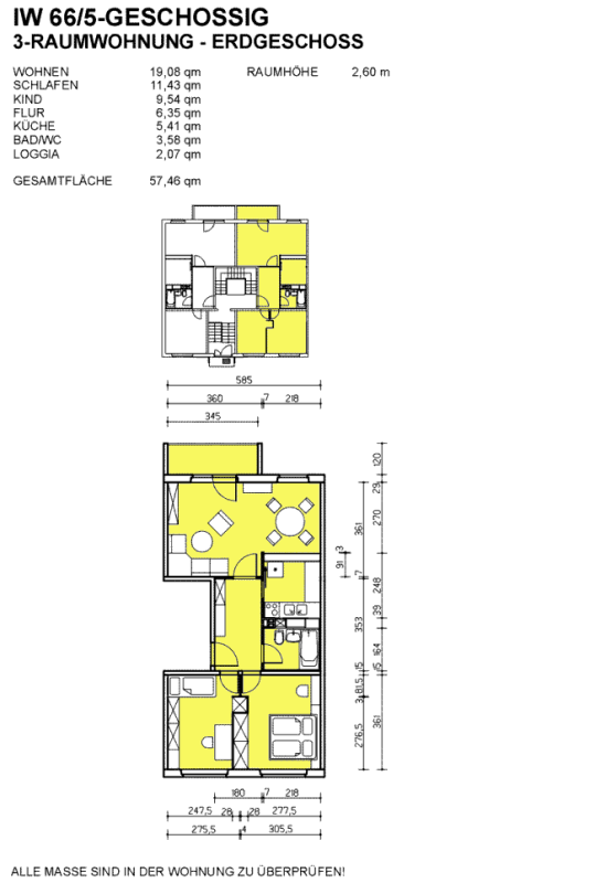 Schon gesehen? Hübsche 3-Raum-Wohnung sucht Nachmieter! - Foto 1