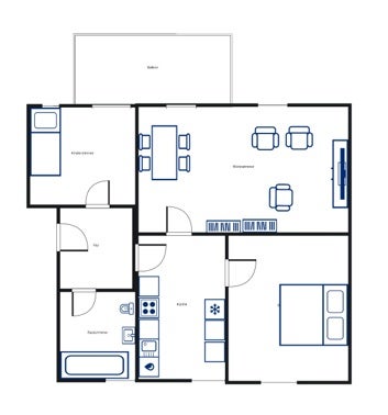 Ein tolles Wohngefühl: geräumige 3,5-Zimmer-Wohnung mit Balkon - Photo 4