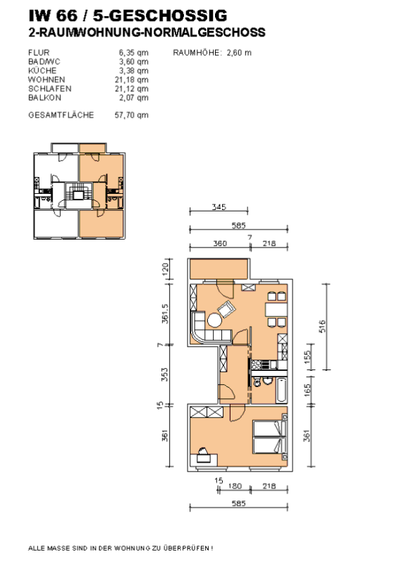 Wohn(t)raum: interessante 2-Zimmer-Wohnung ab April 2026 - Photo 3