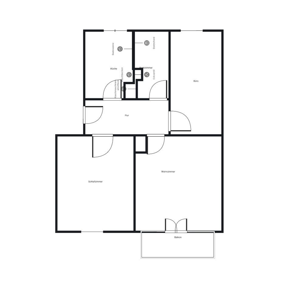 Zentrumsnah & frisch saniert; kompakte Whg. mit Balkon - Photo 3