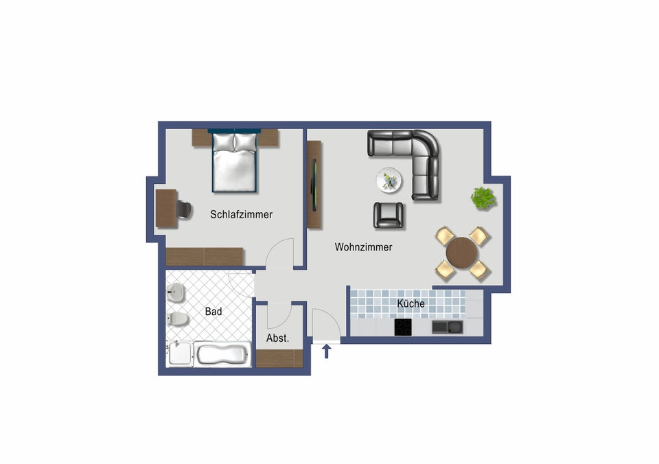 Schicke Dachgeschosswohnung mit Küche - Foto 5