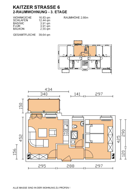 Kleine 2-RWE mit Balkon! - Foto 2