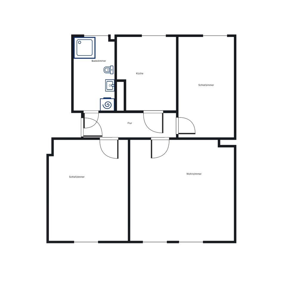 Renovierte 3-Zimmer-Wohnung mit Tageslichtbad - Foto 4