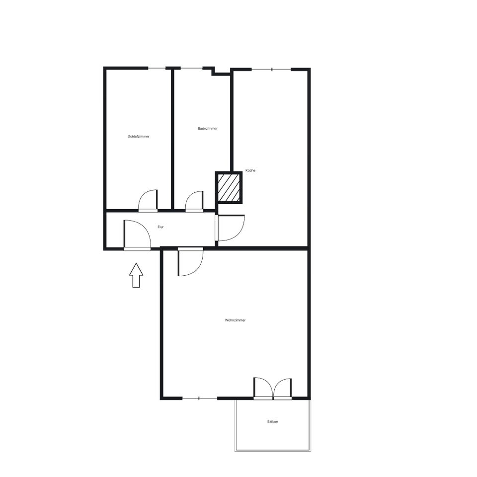 Schöner Wohnen: individuelle 1,5-Zimmer-Single-Wohnung - Photo 3
