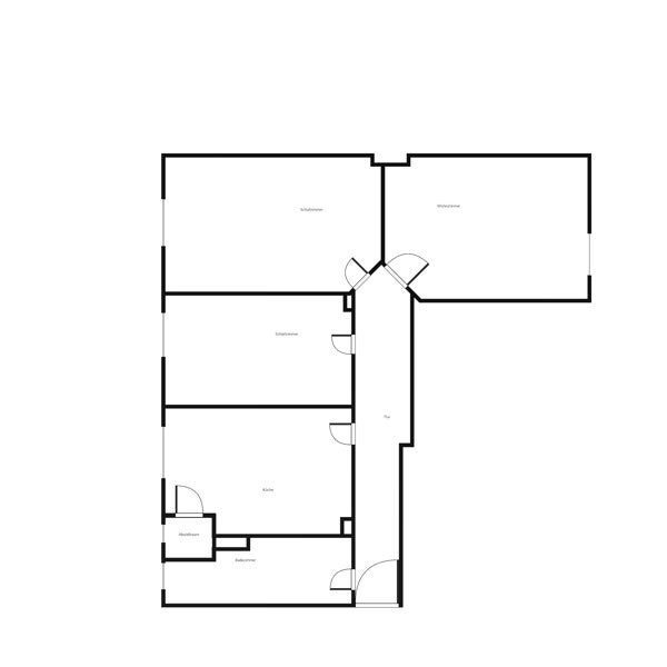 Gut geschnittene 3-Zimmer-Wohnung mit großer Küche in zentraler Lage - Photo 4