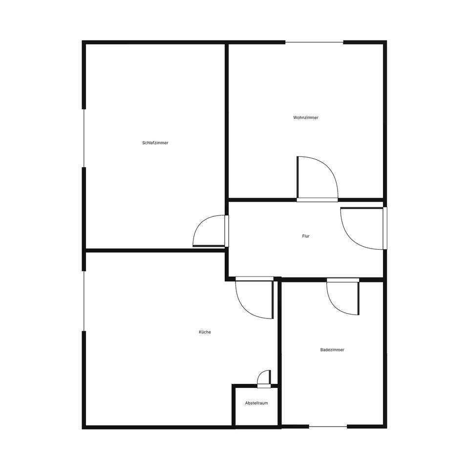 2-Zimmer-Wohnung mit Einbauküche in Klotzsche! - Foto 2