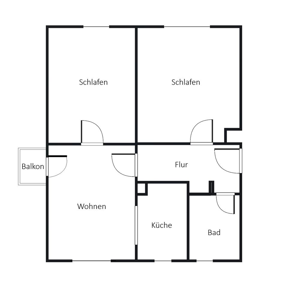 Frisch saniert mit Balkon! 3-Zimmer-Wohnung in Hochschulnähe - Foto 5