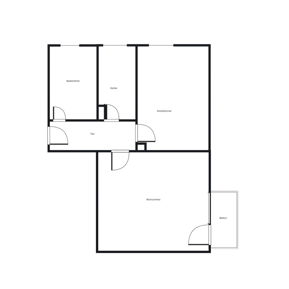 Kurzfristige Anmietung möglich - 2-Zimmer-Wohnung mit Tageslichtbad - Foto 3