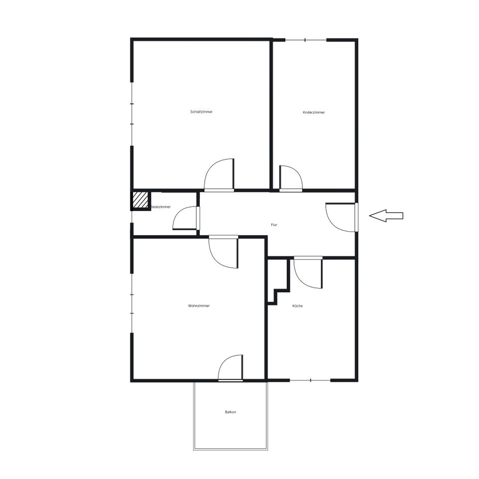gut geschnittene 2,5-Zimmer-Wohnung mitten in Borsigwalde - Foto 4
