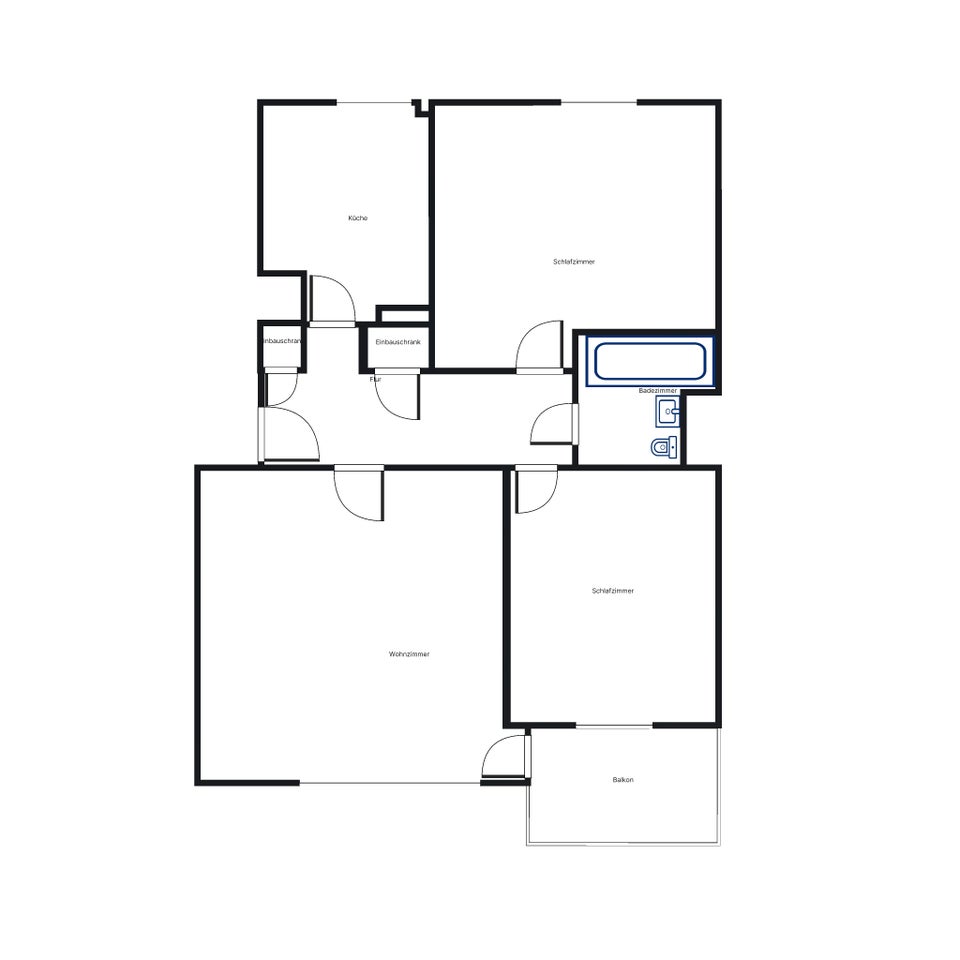 Neue Wohnung, neues Glück - 3-Zimmer-Wohnung mit Balkon - Foto 4