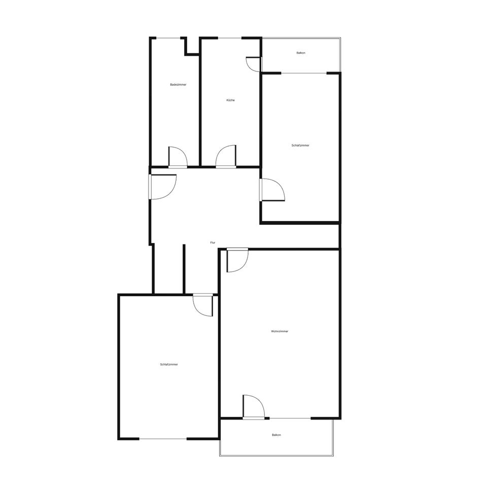 Attraktive 3-Zimmer-Wohnung mit Balkon und Einbauküche - Foto 4