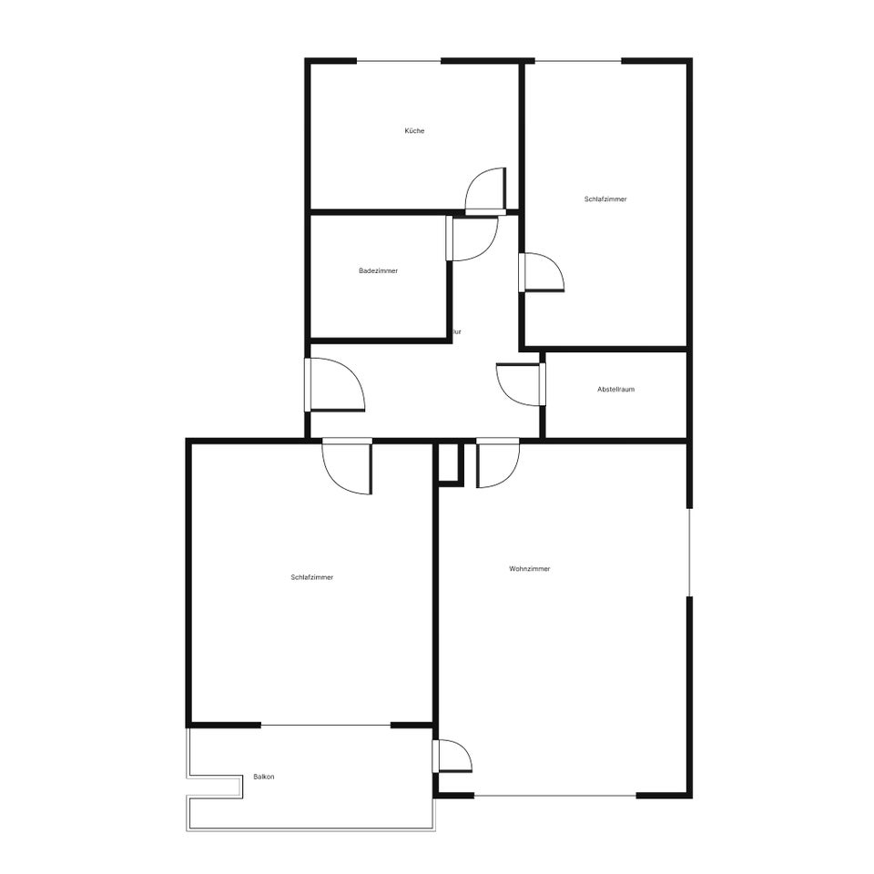 Gut geschnittene 3-Zimmer-Wohnung mit Balkon - Foto 2