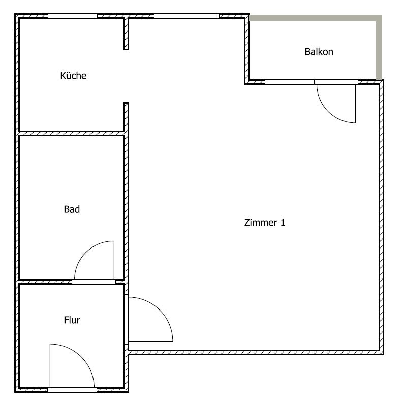 Schöner Wohnen: ansprechendes 1-Zimmer-Appartment - Foto 1