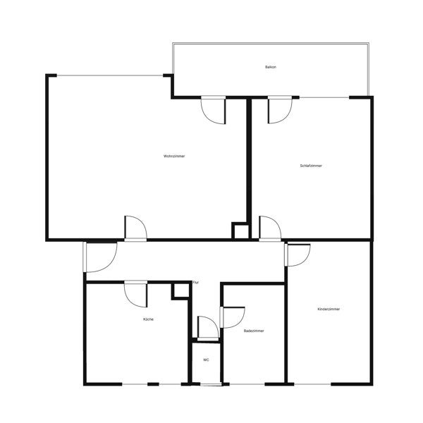 modernisierte 3-Zimmer im 1.OG mit Balkon - Photo 5