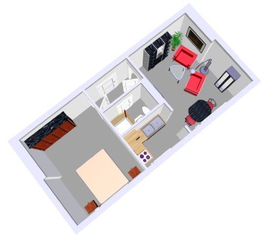 Modernisierte Singlewohnung - Foto 3