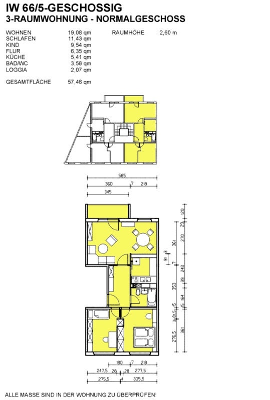 Zuhause fühlen: praktische 3-Zimmer-Wohnung - Foto 1