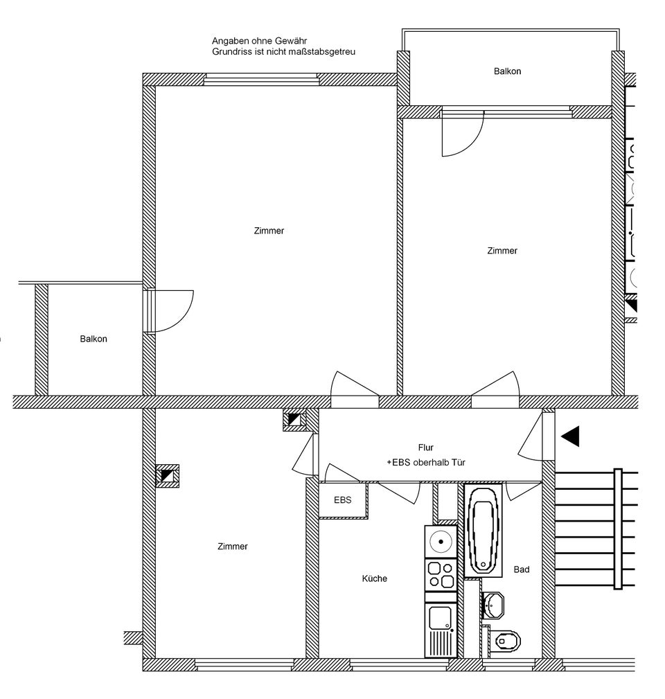 Nachmieter gesucht 01.08.26 ! Sanierte/Renovierte 3-Zimmer-Wohnung in Stadtlage - Foto 5