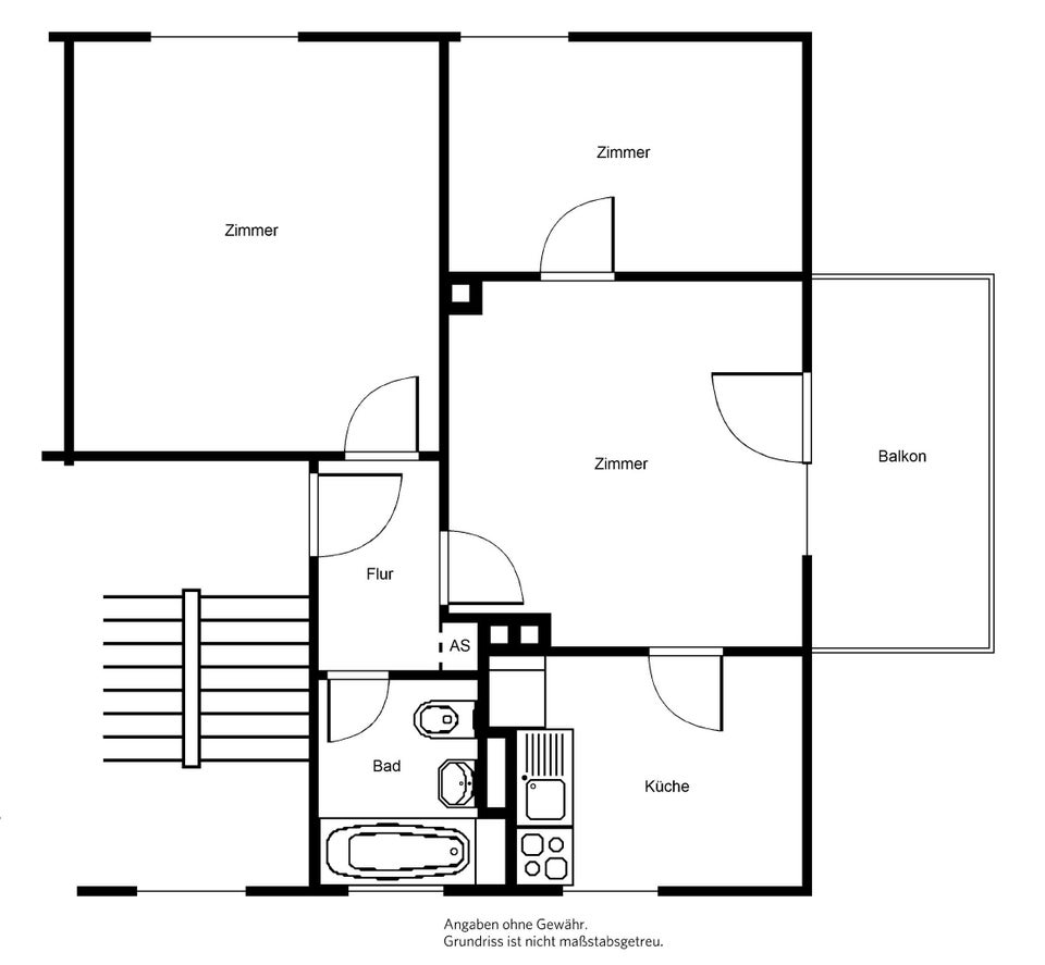 Helle 2-Zimmer-Wohnung in City-Lage! - Photo 3